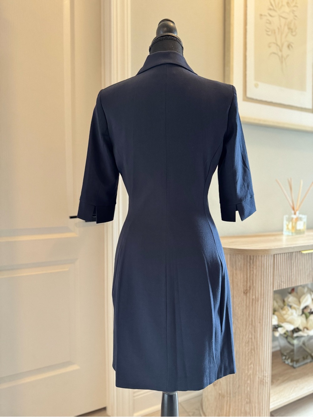 VENUS Navy Blue Mini Business Jacket Dress - Picture 7 of 13